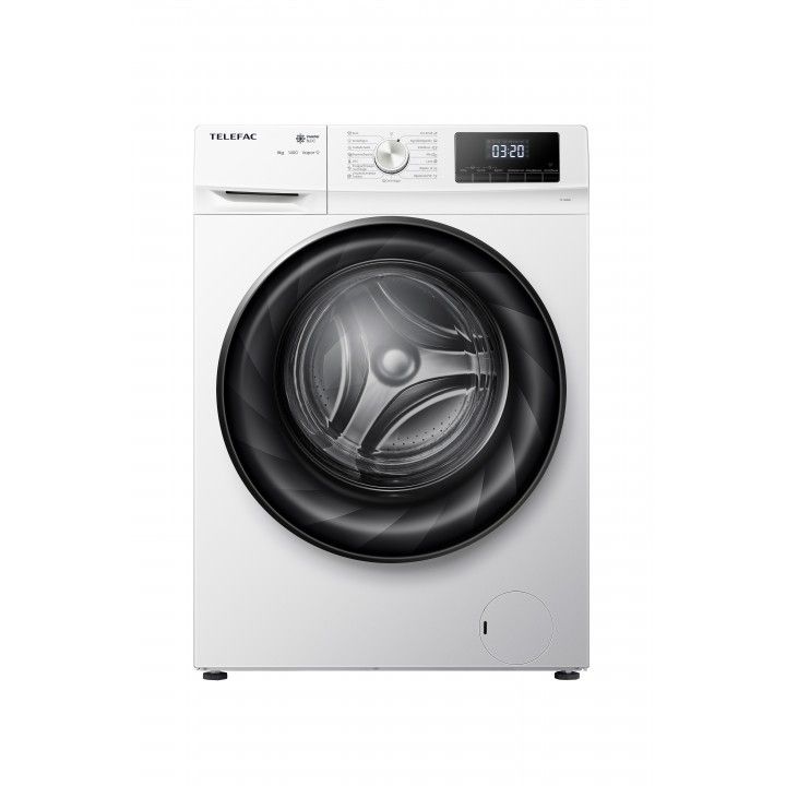 TELEFAC MAQUINA ROUPA 8KG 1400RT BRANCA (E)