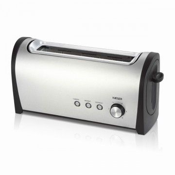 HAEGER TORRADEIRA 1000W 1 RANHURAS INOX HAEGER TORRADEIRA 1000W 1 RANHURAS INOX
