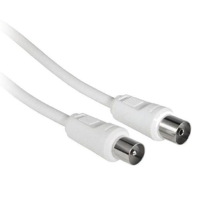 HAMA CABO ANTENA COAX M/F 75DB 10MT BRANCO HAMA CABO ANTENA COAX M/F 75DB 10MT BRANCO
