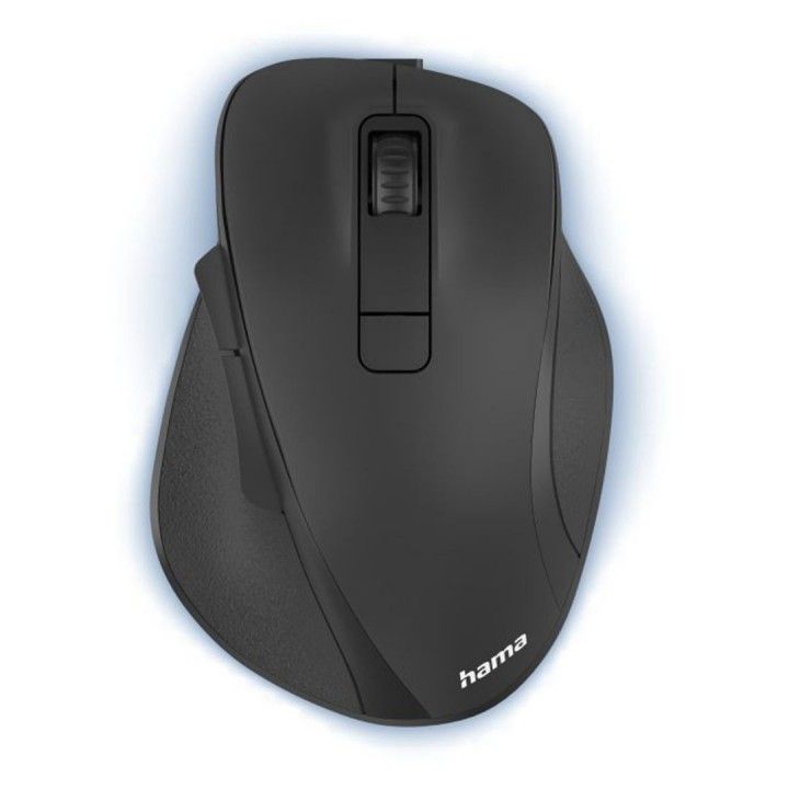 HAMA RATO MW500 S/FIO RECARREGAVEL BLACK