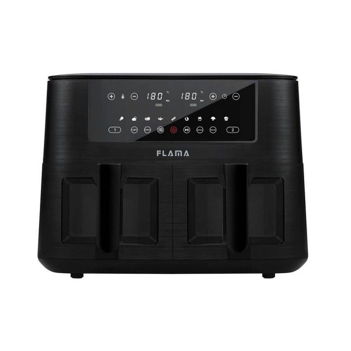 FLAMA FRITADEIRA S/OLEO 8L C/ 2CESTAS PRETO