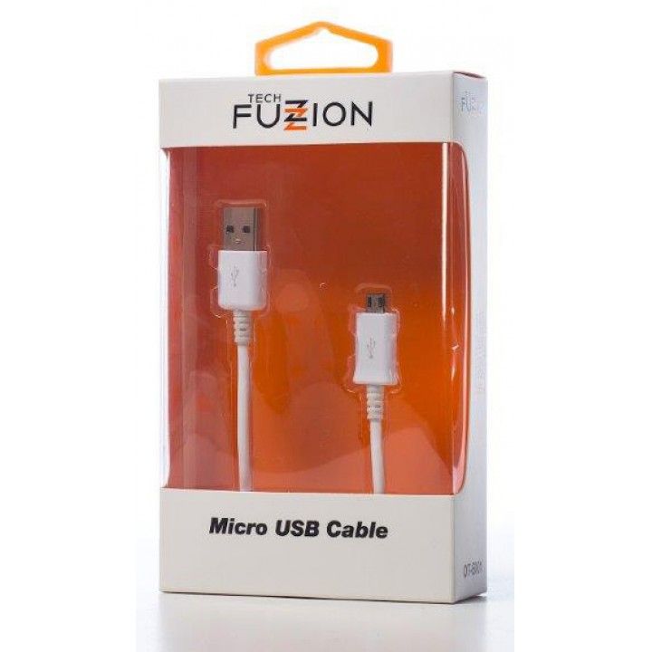 TECH FUZZION MICRO USB CABLE WH TECH FUZZION MICRO USB CABLE WH