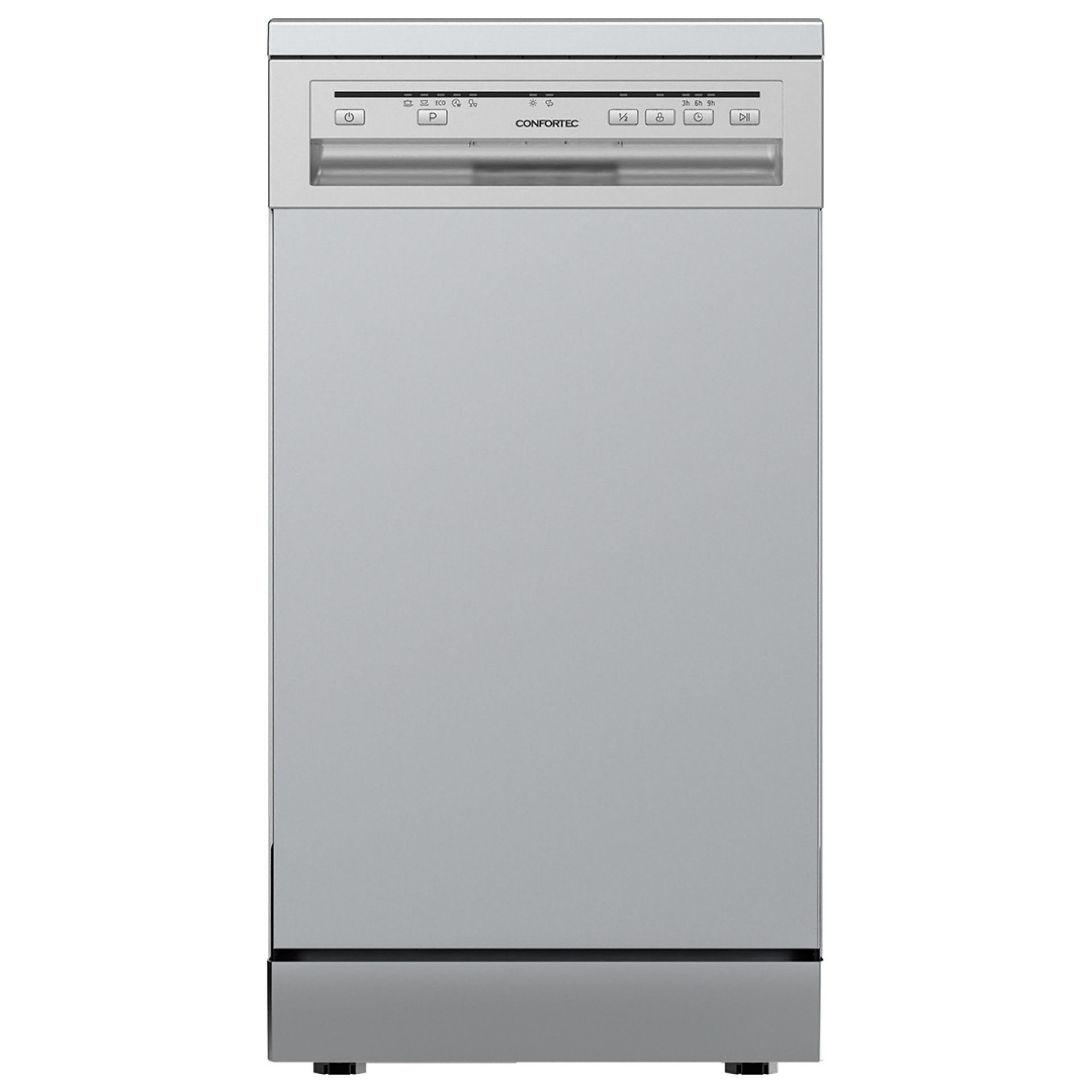CONFORTEC MAQUINA LOUÇA 45CM 5PROG 9TALHERES CINZA (E)