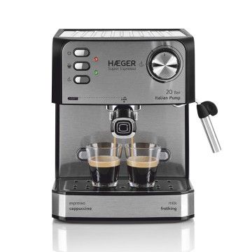 HAEGER MAQUINA CAFE EXPRESSO 20BAR CAFE MOIDO/PASTILHA HAEGER MAQUINA CAFE EXPRESSO 20BAR CAFE MOIDO/PASTILHA