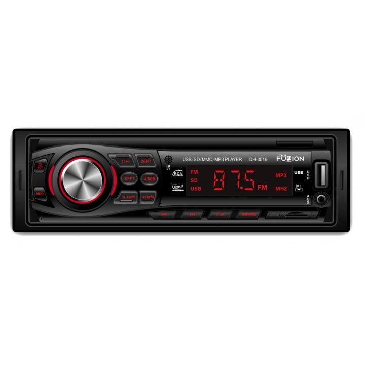 TECH FUZZION AUTO RADIO PAINEL FIXO 4x50W FM USB MP3