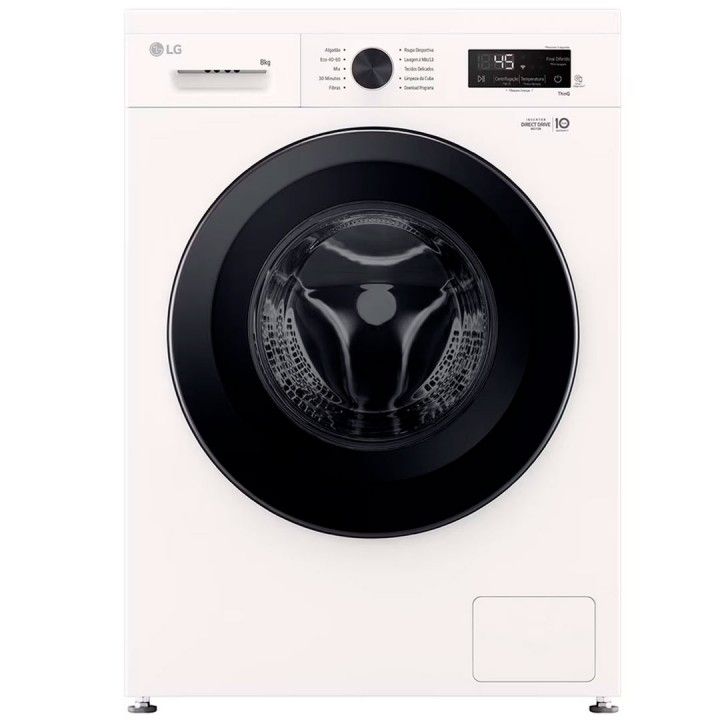 LG MAQUINA ROUPA 8KG 1400RT AI DD STEAM (A)