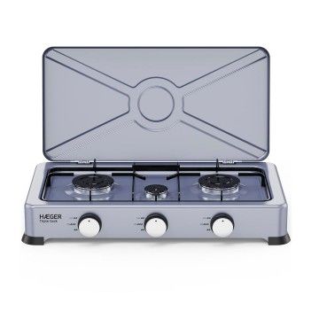 HAEGER FOGAREIRO GAS 3 BOCAS TRIPLE COOK HAEGER FOGAREIRO GAS 3 BOCAS TRIPLE COOK