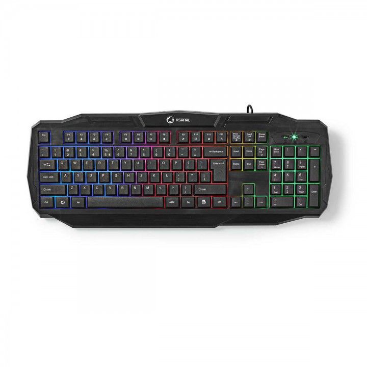 NEDIS TECLADO PARA JOGOS ILUMINA�AO USB 2.0