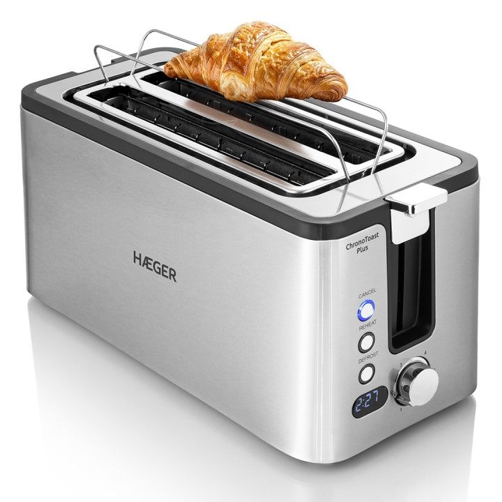 HAEGER TORRADEIRA 1500W 2 RANHURAS INOX