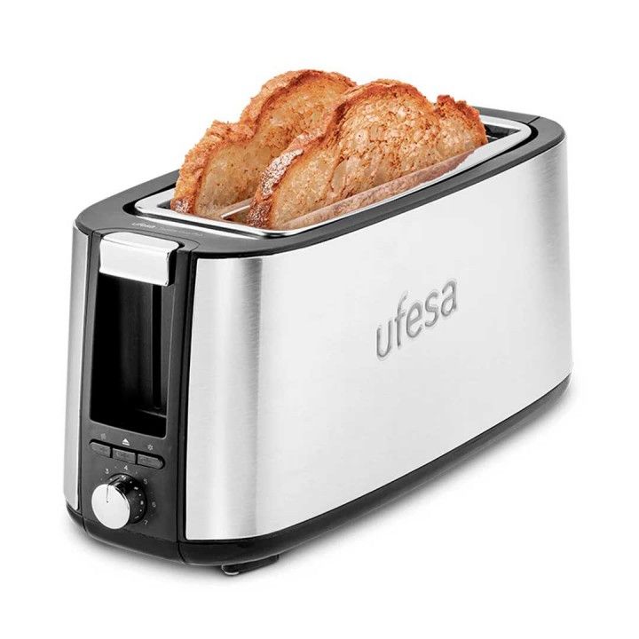 UFESA TORRADEIRA 750W 2 FENDAS INOX UFESA TORRADEIRA 750W 2 FENDAS INOX