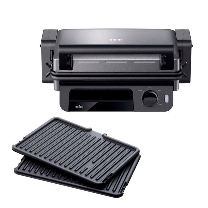 BRAUN GRELHADOR 2000W PLACAS REMOVIVEIS ANTI ADERENTE