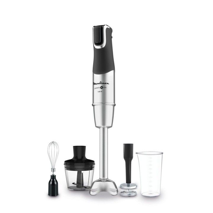 MOULINEX VARINHA 1200W PE INOX C/PICADORA 500ML E PE PURE