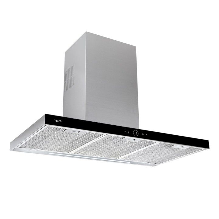TEKA CHAMINE DE PAREDE 90CM INOX/PRETO A+ TEKA CHAMINE DE PAREDE 90CM INOX/PRETO A+