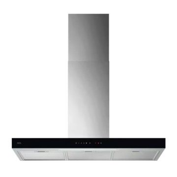 AEG CHAMINE PAREDE 90CM 730M3H PRETO/INOX AEG CHAMINE PAREDE 90CM 730M3H PRETO/INOX