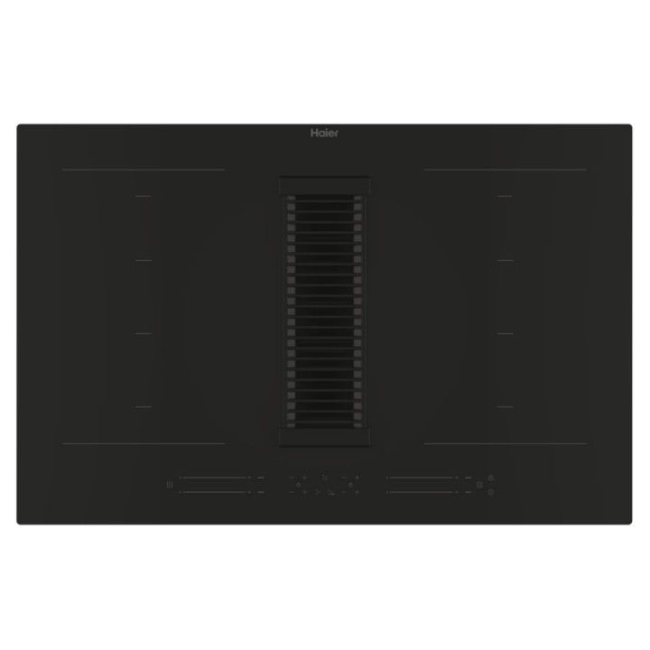 HAIER PLACA INDU�AO 80CM C/EXAUSTOR 4ZONAS PRETO