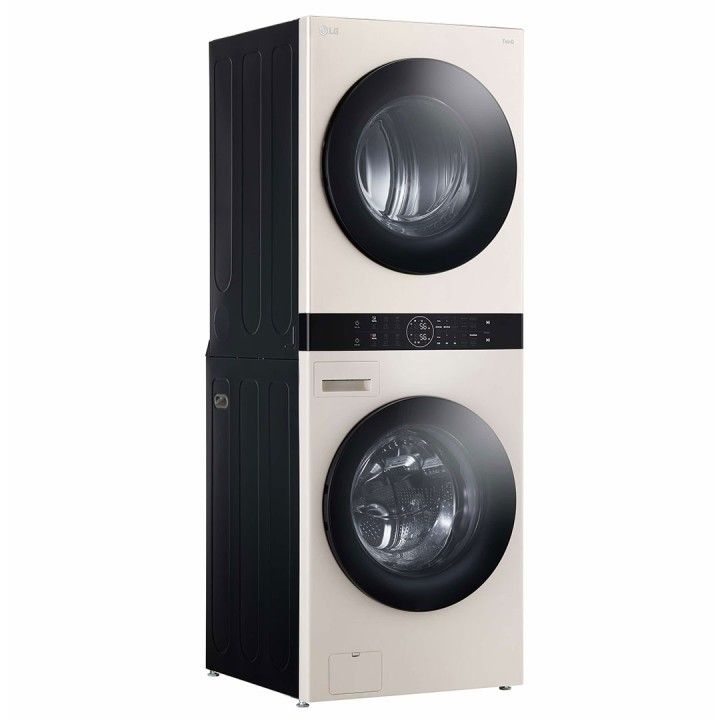 LG MAQUINA LAVAR 12KG E SECAR 10KG 1400RT AIDD STEAM BEGE (C