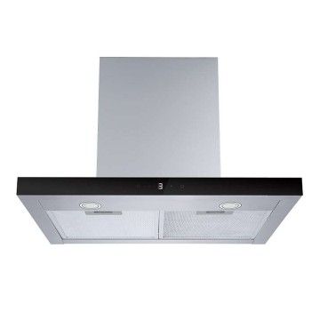 CONFORTEC CHAMINE 70CM 800M3H VIDRO PRETO INOX (A) CONFORTEC CHAMINE 70CM 800M3H VIDRO PRETO INOX (A)