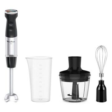 MOULINEX VARINHA 1000W 20VELOC+TURBO PE INOX C/PICADOR + BAT MOULINEX VARINHA 1000W 20VELOC+TURBO PE INOX C/PICADOR + BAT