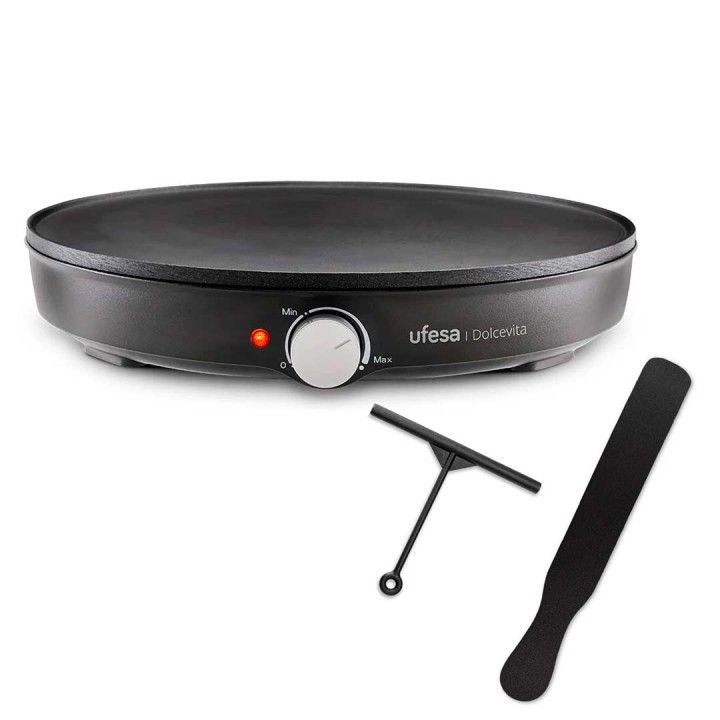 UFESA MAQUINA DE CREPES 1000W 30CM DIAMETRO UFESA MAQUINA DE CREPES 1000W 30CM DIAMETRO
