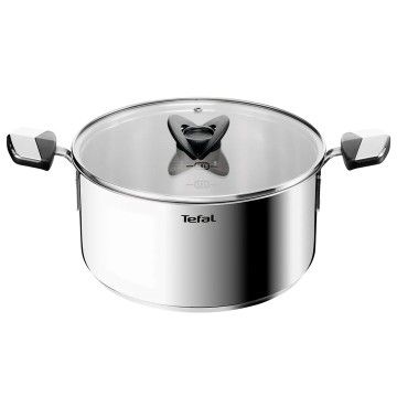 TEFAL TACHO SPACE EMOTION INDU�AO 24CM 5,2LT +TAMPA VIDRO