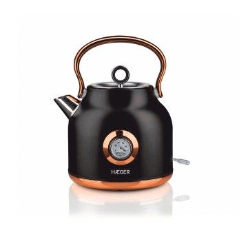 HAEGER JARRO TERMICO 1,7LT 2200W CORPO INOX E PRETO HAEGER JARRO TERMICO 1,7LT 2200W CORPO INOX E PRETO