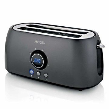 HAEGER TORRADEIRA 1400W 2 RANHURAS LONGAS C/TEMPORIZADOR HAEGER TORRADEIRA 1400W 2 RANHURAS LONGAS C/TEMPORIZADOR