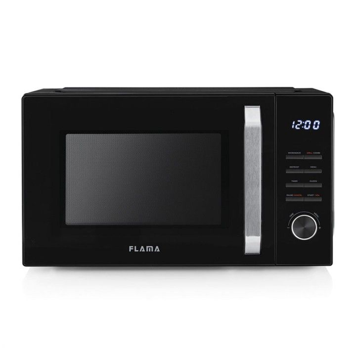 FLAMA MICROONDAS 25LT 900W GRILL 1000W PRETO FLAMA MICROONDAS 25LT 900W GRILL 1000W PRETO