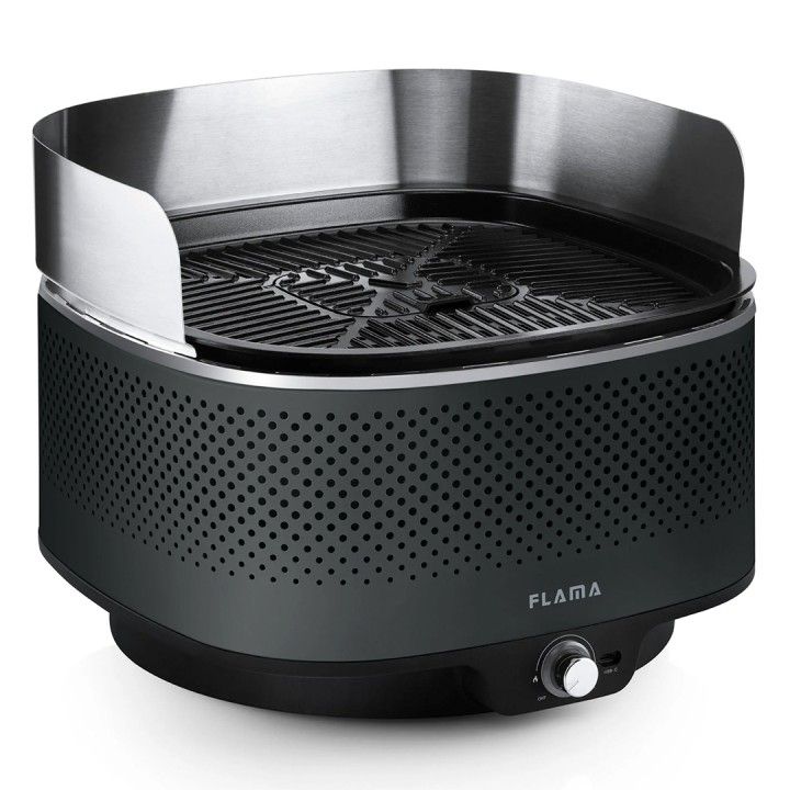 FLAMA GRELHADOR BARBECUE CARVAO BLACK