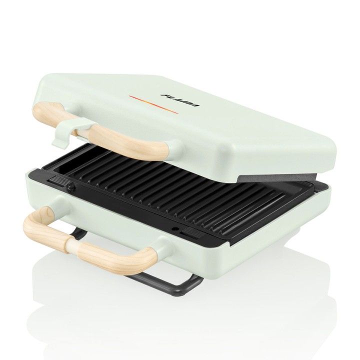 FLAMA SANDWICHEIRA PLACAS GRILL 800W VERDE