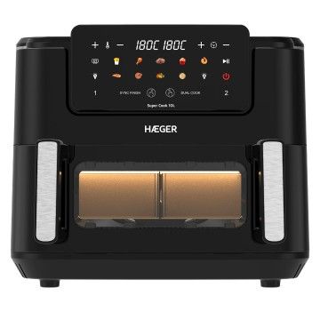 HAEGER FRITADEIRA 2600W 5+5LT S/OLEO HAEGER FRITADEIRA 2600W 5+5LT S/OLEO