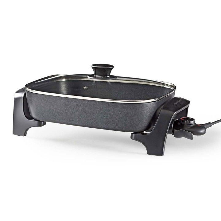NEDIS FRIGIDEIRA ELECTRICA 200W 40CM ALUMINIO NEDIS FRIGIDEIRA ELECTRICA 200W 40CM ALUMINIO