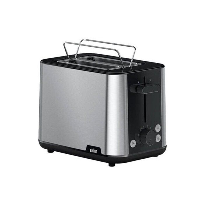 BRAUN TORRADEIRA 900W 2 FENDA BANDEJA MIGALHAS BRAUN TORRADEIRA 900W 2 FENDA BANDEJA MIGALHAS