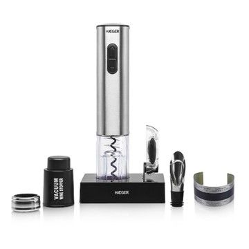 HAEGER SACA ROLHAS ELECTRICO RECARREGAVEL INOX HAEGER SACA ROLHAS ELECTRICO RECARREGAVEL INOX
