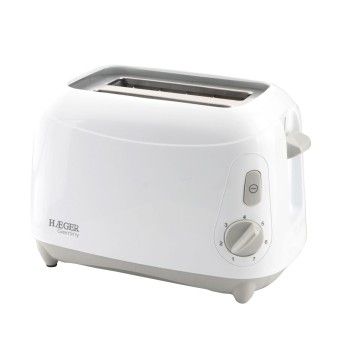 HAEGER TORRADEIRA 900W 2 RANHURAS BRANCA HAEGER TORRADEIRA 900W 2 RANHURAS BRANCA